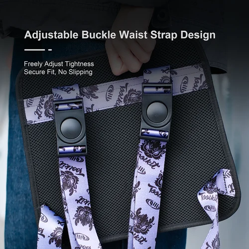 Imagen 2 del producto Bolsa de Tela Oxford Magnética Impermeable de Gran Capacidad para Guardar Herramientas de Vinilo para Ventanas de Automóviles, Bolsa Multifuncional para Herramientas