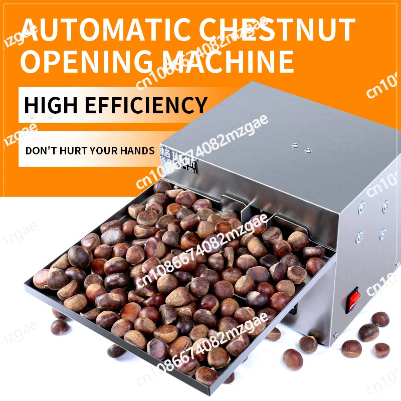 Chestnut Opening Machine Fully Automatic New Chestnut Cutting And Slitting Machine Chestnut Opening And Peeling Chestnuts