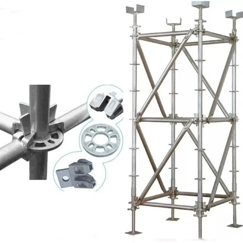 

Galvanized buckle scaffold Hot dip galvanized buckle scaffold steel pipe scaffold 48 buckle rack