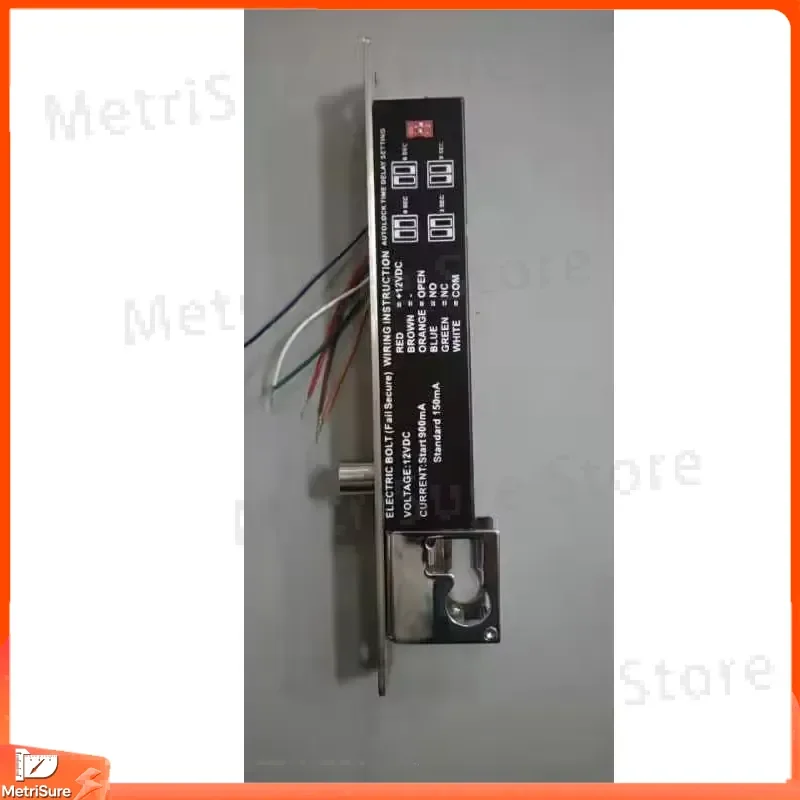 Strike Lock for Door Access Control System RFID Card Reader Interlock with Mechanical Unlocking Function