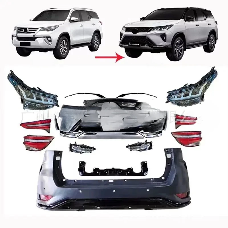 

Suitable for Fortuner 2016+change to 2021 Body Kits Fortuner Modification Surround