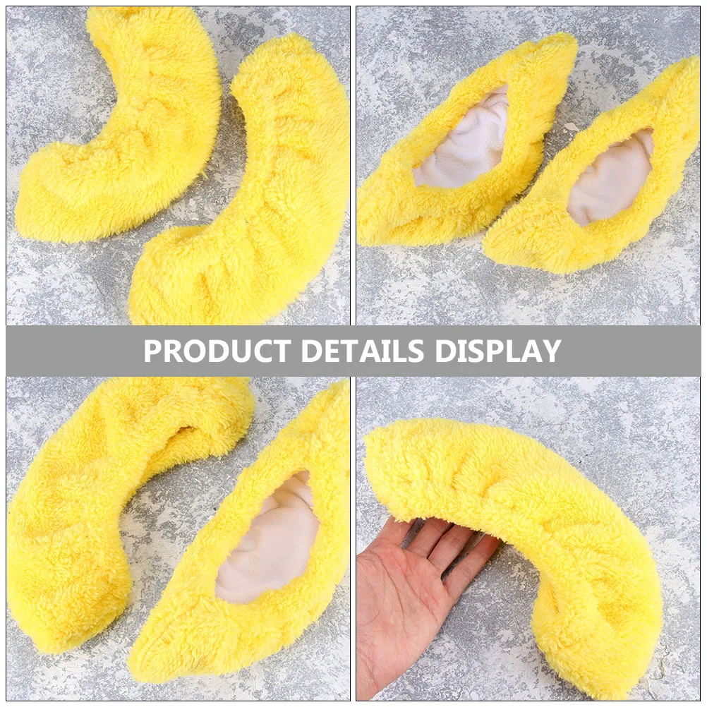 

2 Pairs Kids Ice Skate Blades Covers M Size Black Yellow Elastic Durable Guards Hockey Figure Skates Accessories Moisture