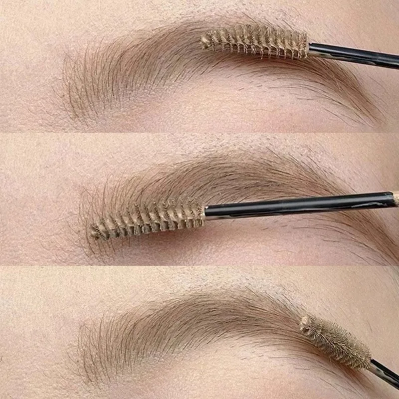 Máscara de tinte de cejas a prueba de agua, crema de cejas líquida marrón café, Gel potenciador de cejas de secado rápido de larga duración, maquillaje cosmético