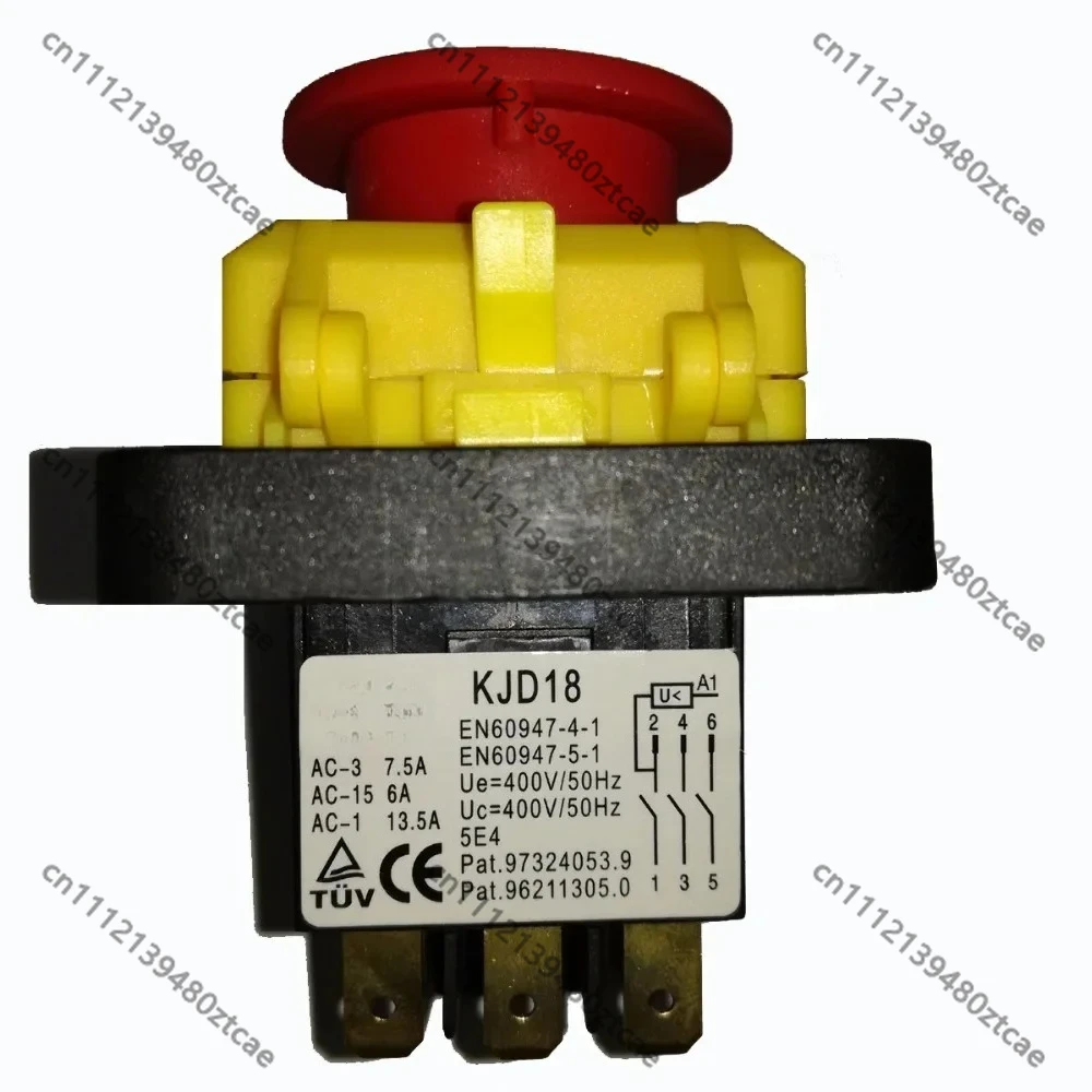 7Pins KJD18 Electromagnetic Power Switch 400V 50Hz 5E4 On Off Control  Vessel Boat Grinding Machine Equipment Replacement Parts