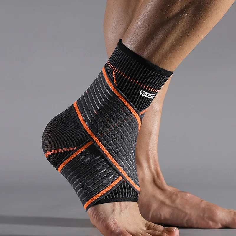 

1Pc Ankle Brace Compression Sleeve for Women & Men, Adjustable Ankle Support Strap for Sprained, Plantar Fasciitis, Pain Relief