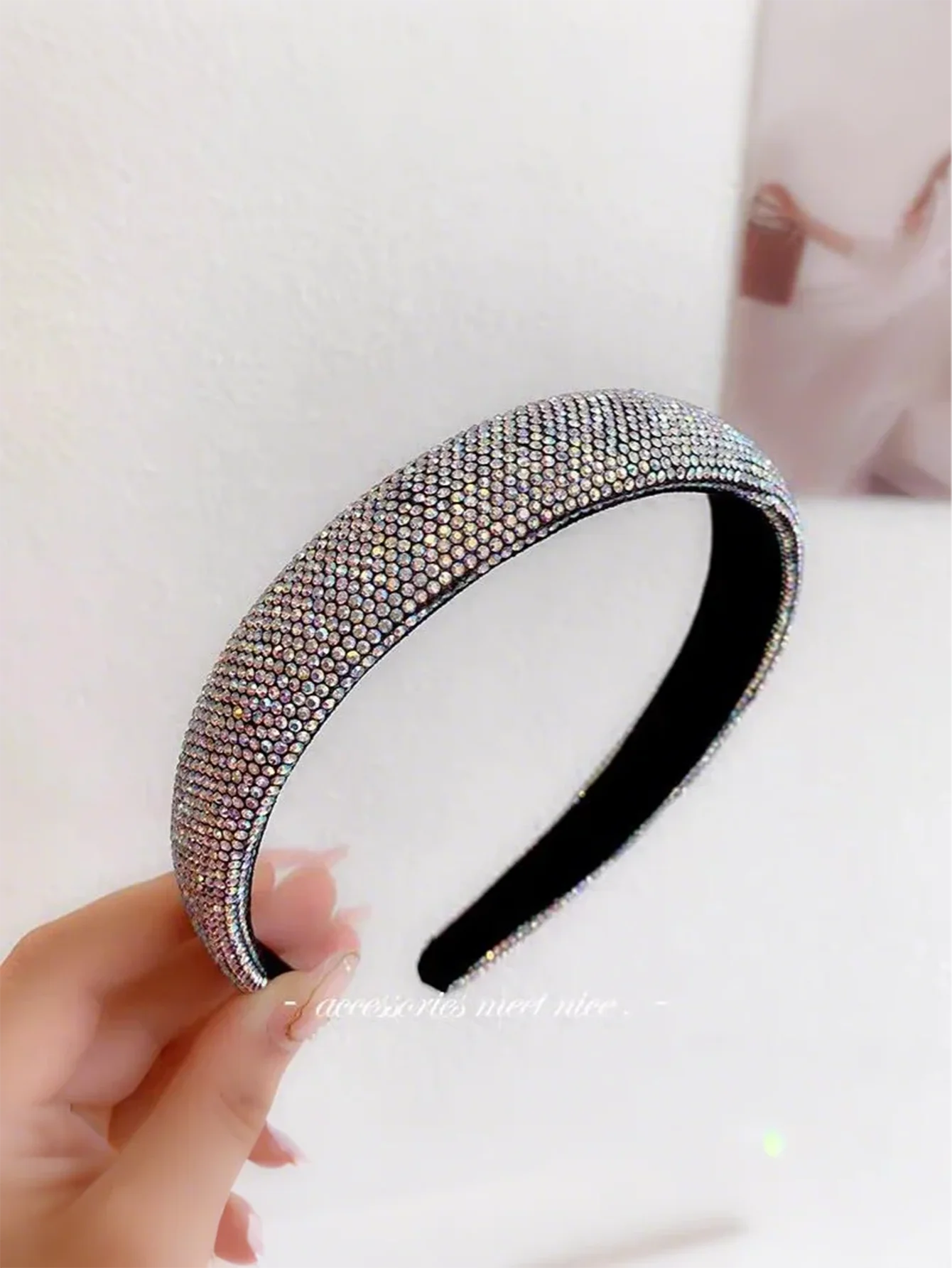 

1 шт. модные сверкающие темпераментные повязки на голову со звездным небом и бриллиантами для женщин, аксессуары для волос