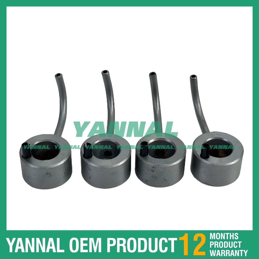 Fine quality 4PCS Oil Nozzle For Yanmar 4TNV98 Engine Parts