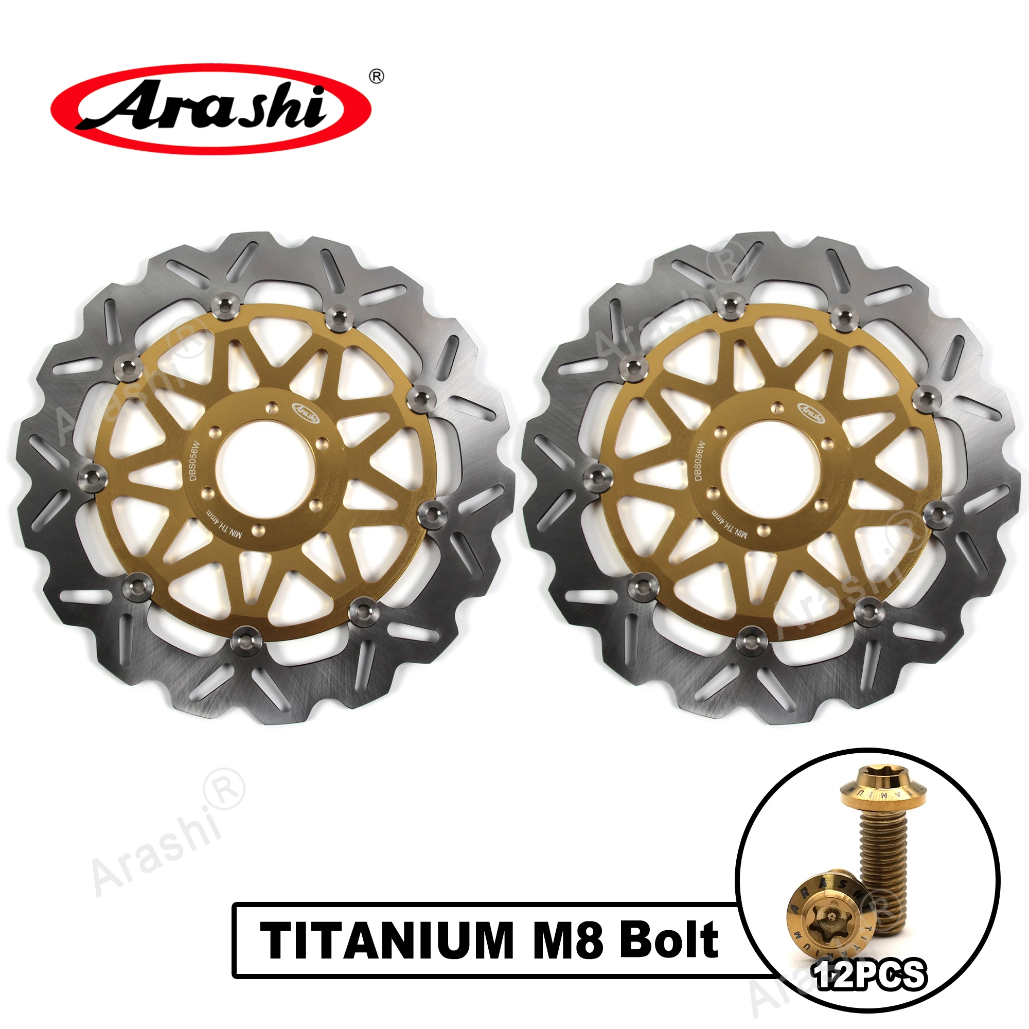Arashi 1 Paar CNC Volle Schwimm Bremsscheibe Rotoren Für MOTO GUZZI V85 TT/REISE 850 2019 2020 2021 V85TT Zubehör