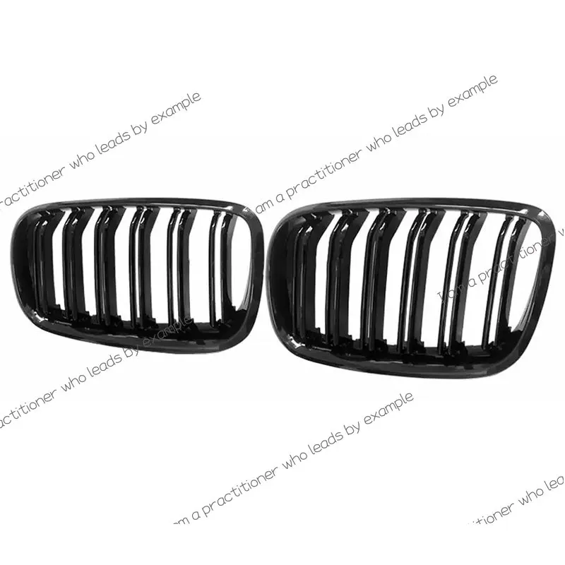 

Suitable for BMW X5 07-13 E70/X6 08-14 E71 dual-line bright black middle net, grille middle net