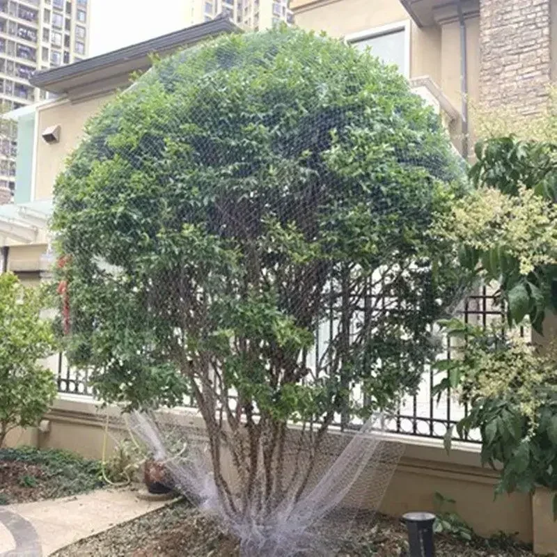 Nylon Greenhouse Protective Net Cover for Grape Peach Trees Bird Proof Wear Resistant Breathable Anti-Aging Fruit Tree Mesh Deco