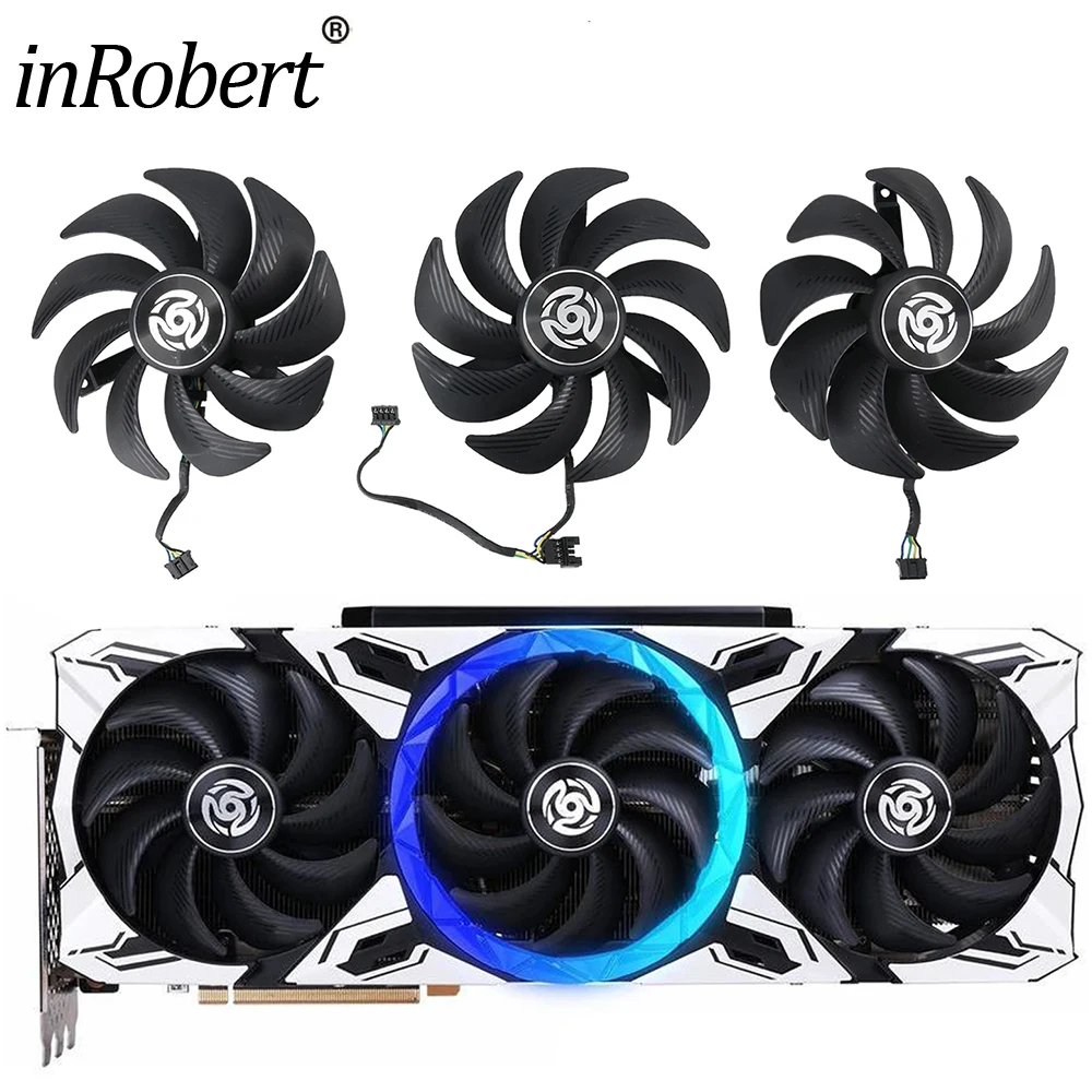 Cooler Fan Replacement For ZOTAC GeForce RTX 4080 16GB Apocalypse 0C Graphics Video Card Cooing Fan with case