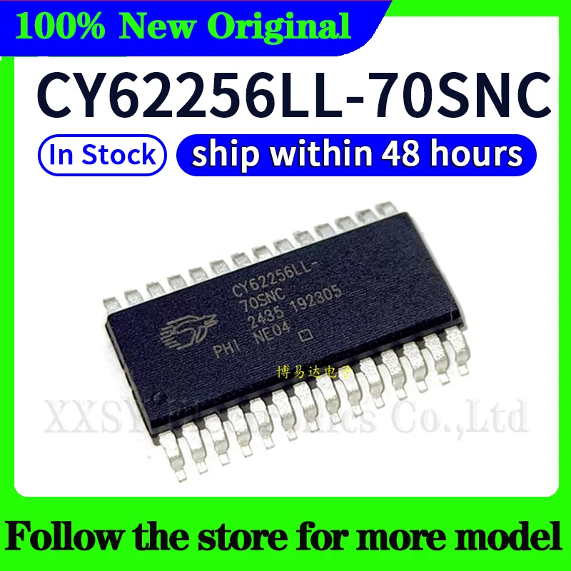 CY62256LL-70SNC En stock Expédition 48 heures