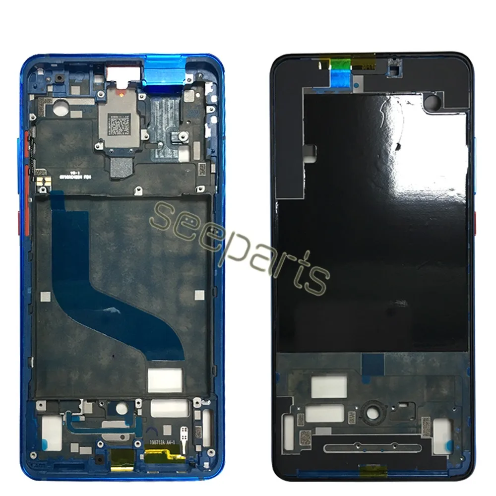 For Xiaomi Redmi K20 Pro Middle Frame Rear Bezel Plate Chassis Housing For Xiaomi Mi 9T Pro Back Frame Replacement Parts