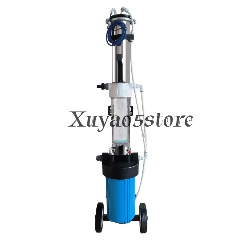 Portable stainless steel RO deionized water filtration system for cleaning cars, solar panels, and windows