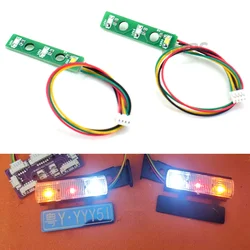 1 Pair LED Taillight Upgrade Light Board for 1/14 Tamiya RC Dump Truck Tipper SCANIA R620 VOLVO BENZ MAN TGX Car Accessories