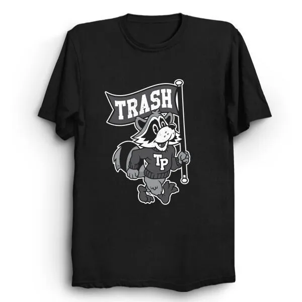 Go Trash Pandas Vintage Distressed Raccoon College Mascot T shirt