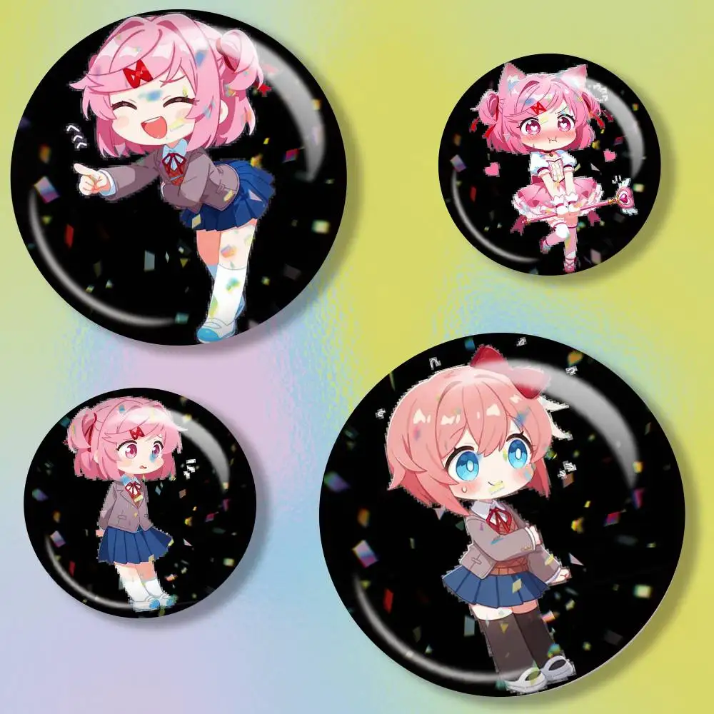 Kawaii School Girl  Brooch Metal Badge Brooch, Fashion Decorative Pins for Hat Bag Clothing Decoration Gift