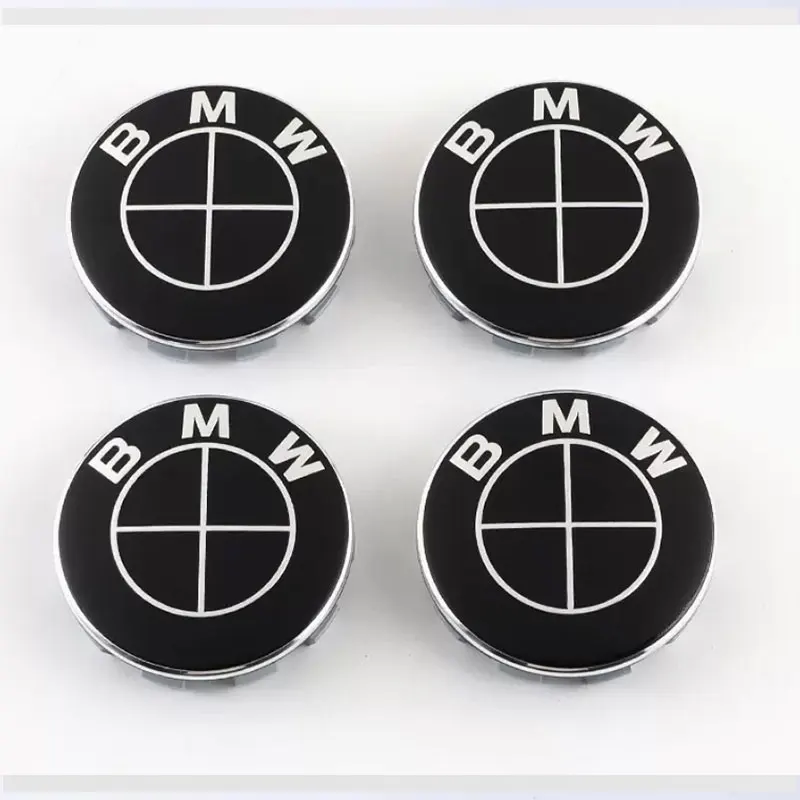 4Pcs 68mm Car Wheel Center Caps  Rims Cover Badge Logo For BMW E36 E46 E63 E64 E65 E66 F20 F21 F22 F23 G22 G23 G32 M2 M3 M4 M5