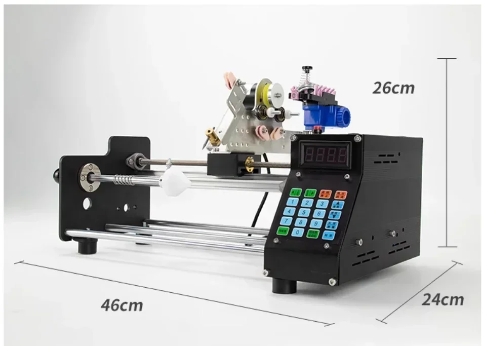 Automatic CNC Winding Machine 24V10A Electric Stranded Wire Winding Machine Counting Meters Fish Coil/Cotton Wire Enameling.