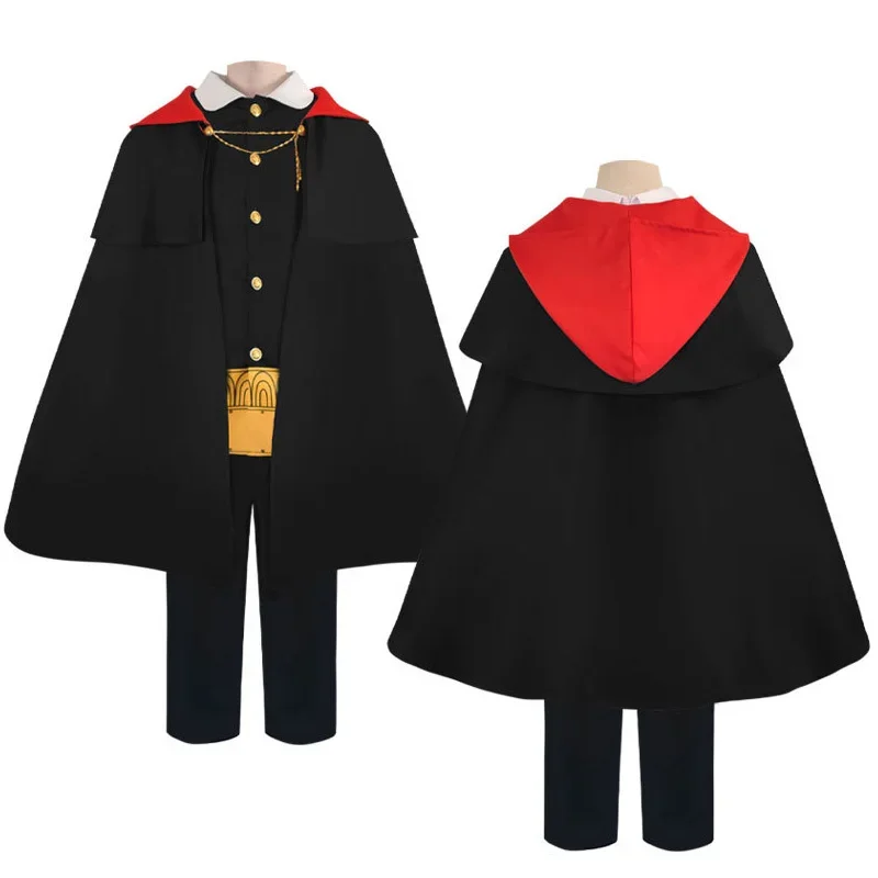 Anime Spy X Family Damian Desmond Anya Forger Cosplay Costumes Cloak Wig Imperial Scholar Cape School Uniform Halloween Clothing