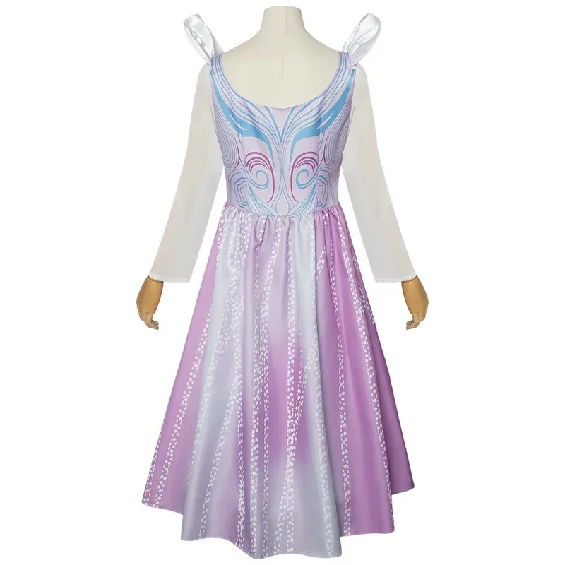 

Filme Glinna Cosplay Costume for Women Pink Dress Witch Magic Halloween Carnival Party Clothing for Women;5'b,8.v;