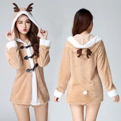 Christmas stage costumes, deer dresses, Christmas costumes, nightclubs, DS performance costumes, women's Christmas costumes