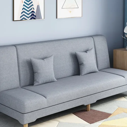 소형 아파트 거실 소파 침대, 접이식 이중 목적, 간단한 대여실, 경제적인 레이지 원단, 소형 소파 