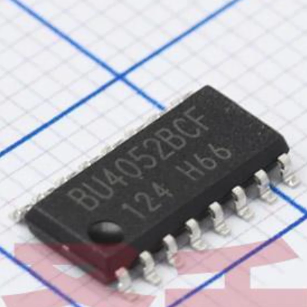 BU4052BCF BU4052BCF-E2 신제품 오리지널 IC 스위치 SP4T X 2 160옴 16SOP SOP16 아날로그 멀티플렉서/디멀티플렉서 BU4052BCF