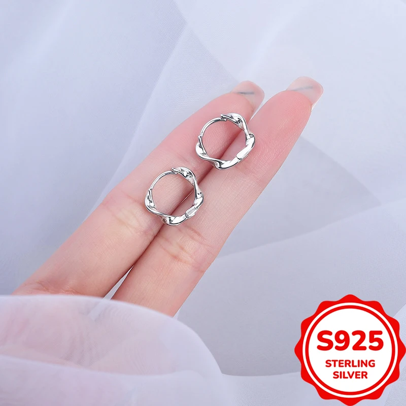 

S925 sterling silver niche high-end exquisite design earrings