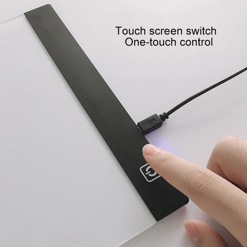 LED Drawing Copy Pad 3 ระดับหรี่แสงได้ตารางภาพเคลื่อนไหวภาพวาดของเล่นเพื่อการศึกษาของขวัญปรับ Light Notepad สําหรับเด็ก