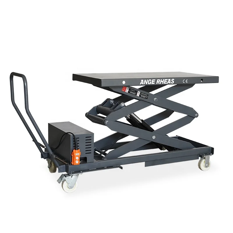 Mobile Lifting Scissors Platform 1200*700 1200kg Hydraulic Lifting Electric Lifting Table