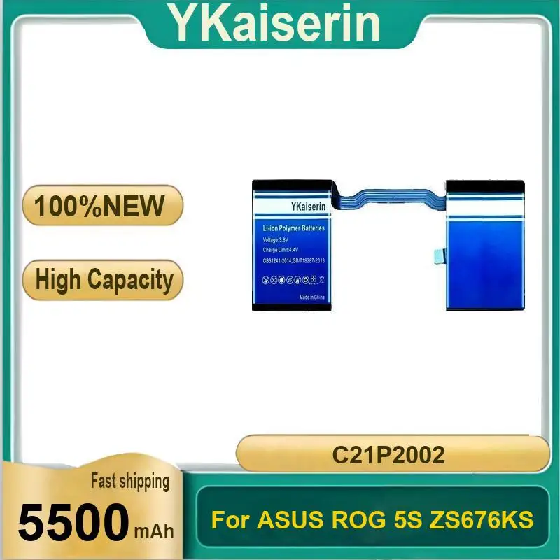 

Mobile Phone Battery 5500Mah Premium Replacement Portable For Asus Rog 5S ZS676KS C21P2002