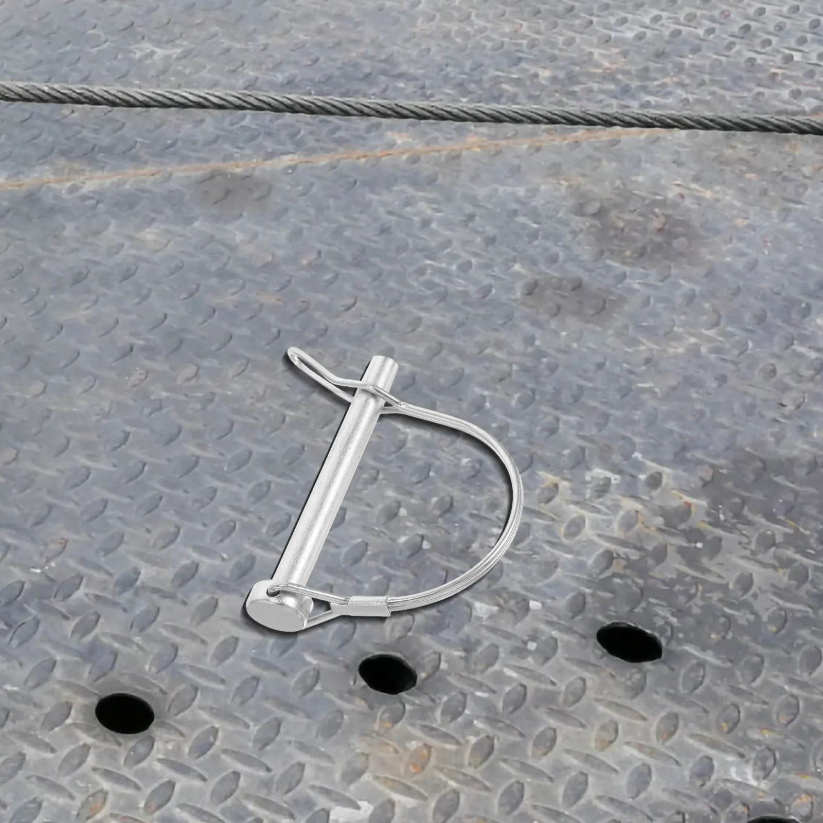 Heavy-Duty Wire Lock Metal Safety Coupler Pin Trailer Hitch Lock Trailer Coupler Pin Locking Pins Tow Hitch Receiver