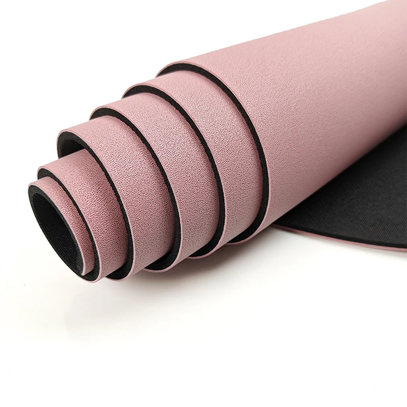 Oval Arch‑Shaped Yoga Mat, Double‑Sided Non‑Slip Coconut‑Fiber Matte PU Rubber Fitness Workout Pilates Mat