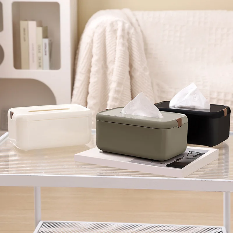 Luxuriöse, minimalistische Taschentuchbox, hochwertiger, kreativer Desktop-Papierhandtuch-Organizer für Zuhause, Wohnzimmer und Couchtisch