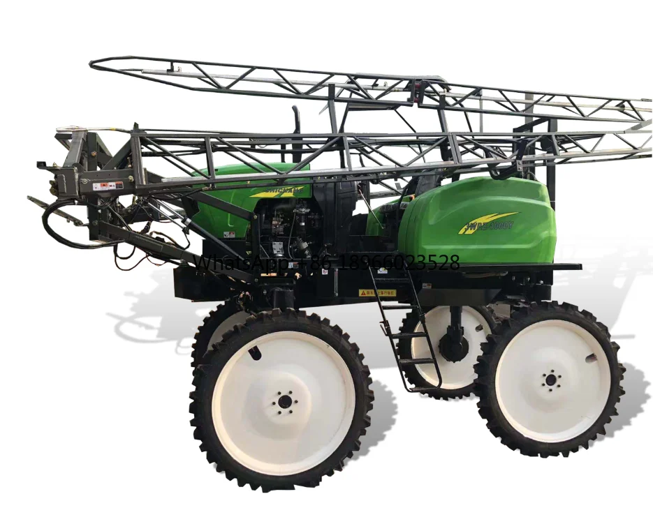 Self-propelled high clearance spray boom sprayer agricultural farm equipment