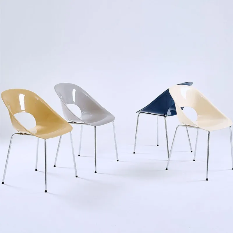 Joylive Dining Chairs PP Designer Chairs With Backrests For Living Room Dining Room Popular Restaurant Dining Chairs