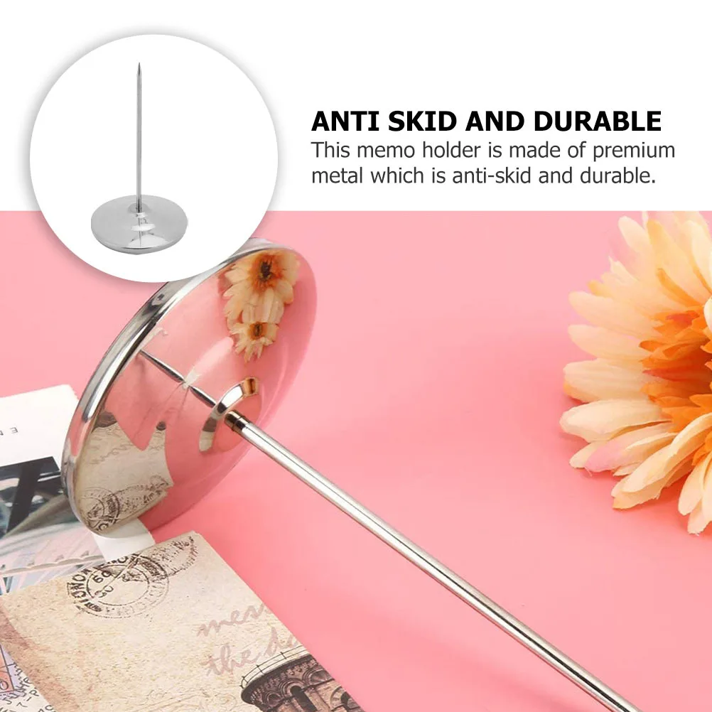 

1Pcs Multi-Functional Memo Holder for Note Receipt Checks with Sturdy Base and Single Paper Menu Holder