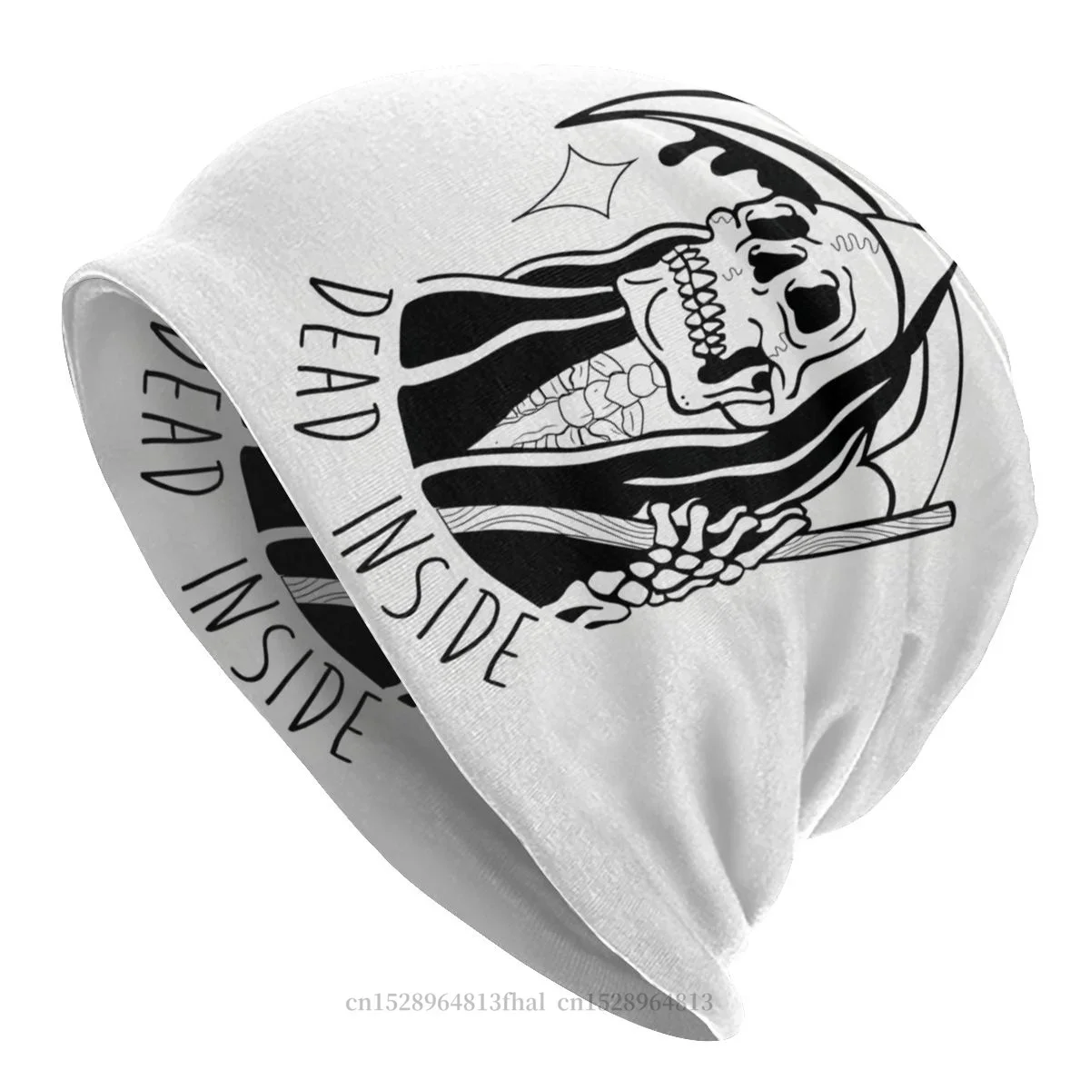 Bonnet Hats Gothique Men Women's Dead Inside Winter Warm Cap Street Skullies Beanies Caps