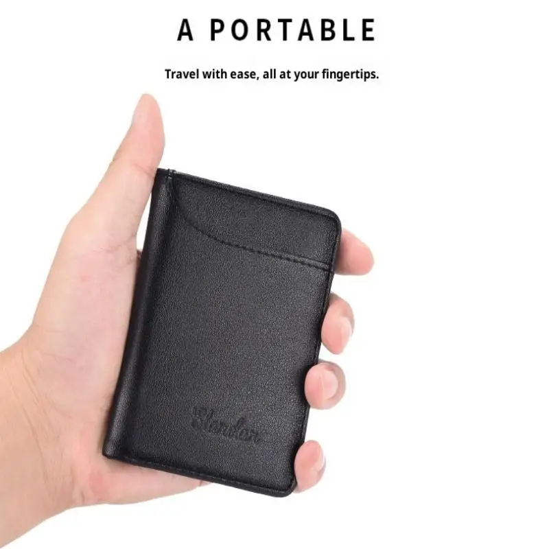 New Super Slim Soft Wallet PU Leather Mini Credit Card Wallet Purse Card Holders Men Wallet Thin Small Short Skin Wallets 1Pc