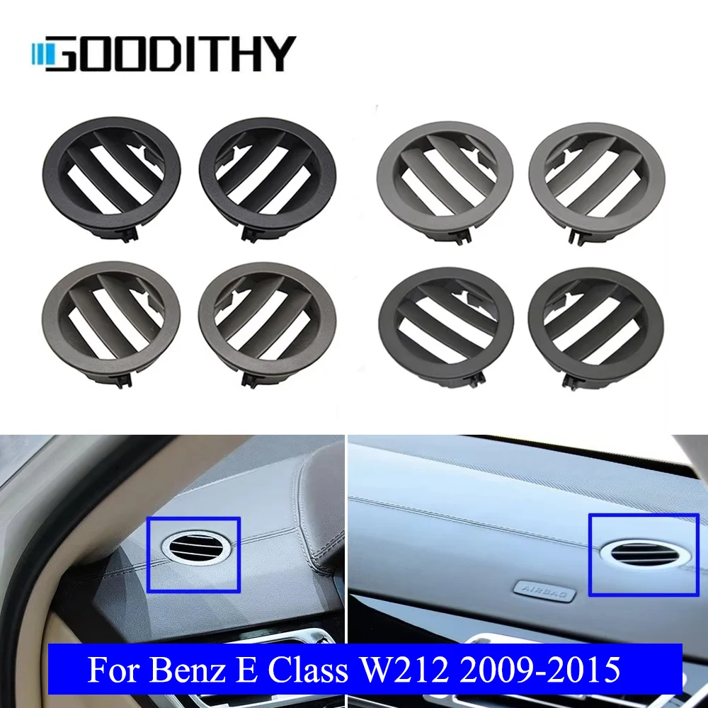 

Dashboard Left Right Air Conditioner AC Vent Grille Outlet Round Cover Panel For BENZ E Class W212 2009-2015 E200 E300 E350 E550