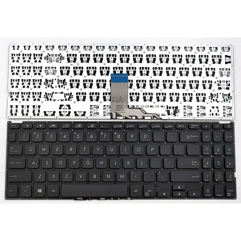 

New For Asus Vivobook F512 F512D F512DA F512DA-DB34 F512DA-EB51 F512DA-NH77 F512DA-RS51 F512DA-WH31 Laptop Keyboard US Black