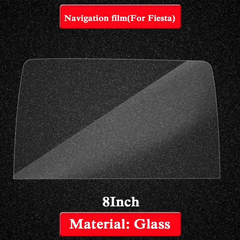 Car Styling Display Film GPS Navigation Screen Glass Protective Film Control of LCD Screen For Ford Fiesta 2017-Present