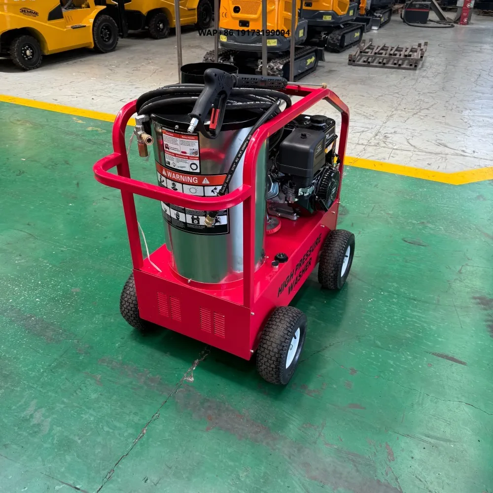Movable 4000psi 280bar Multifunction Hot Water Jet Steam Cleaning Machine High Pressure Washer