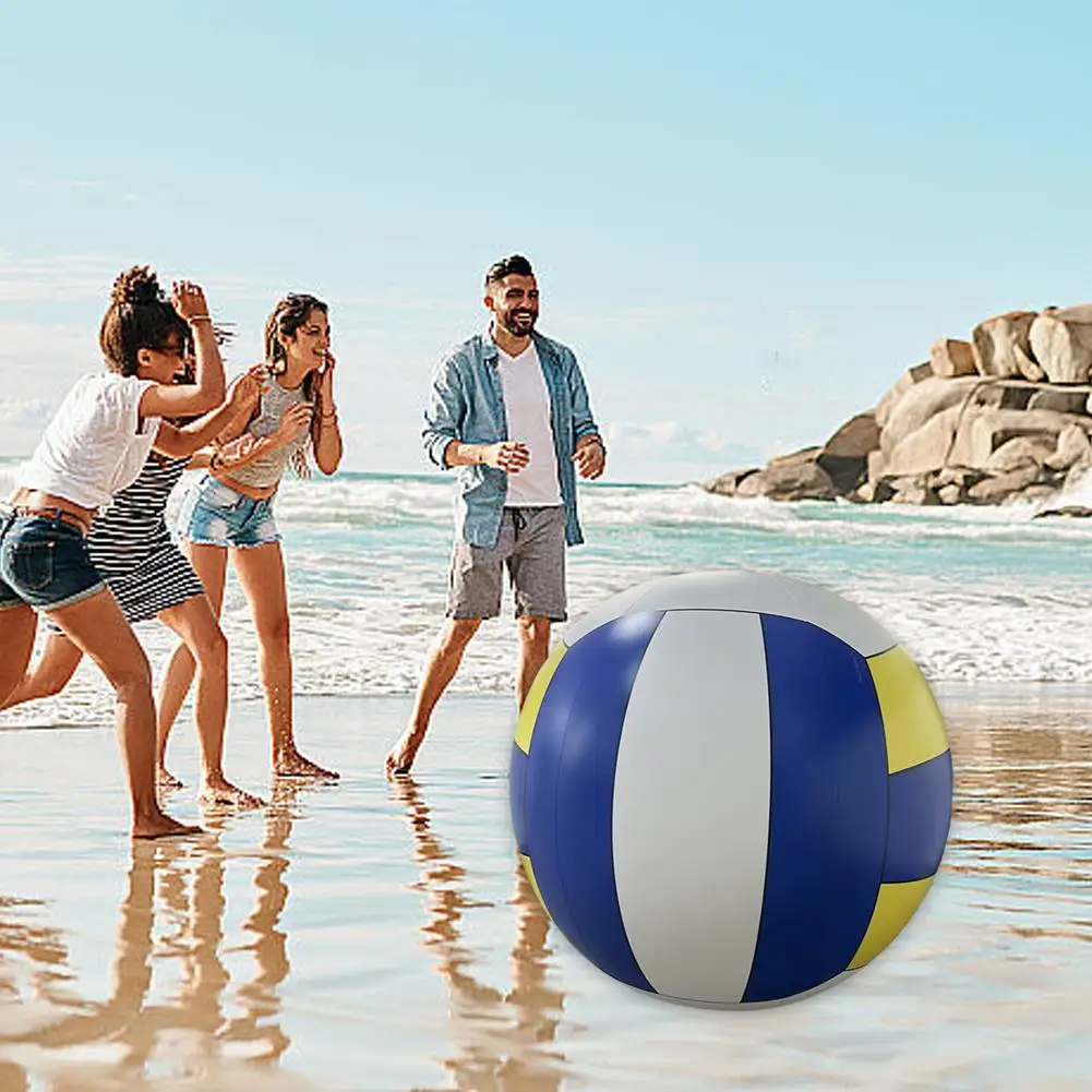 New Giant PVC Inflatable Beach Volleyball Big Football Outdoor Grass Ball Fun Sports Meeting Ball Team Building Beach Volleyball