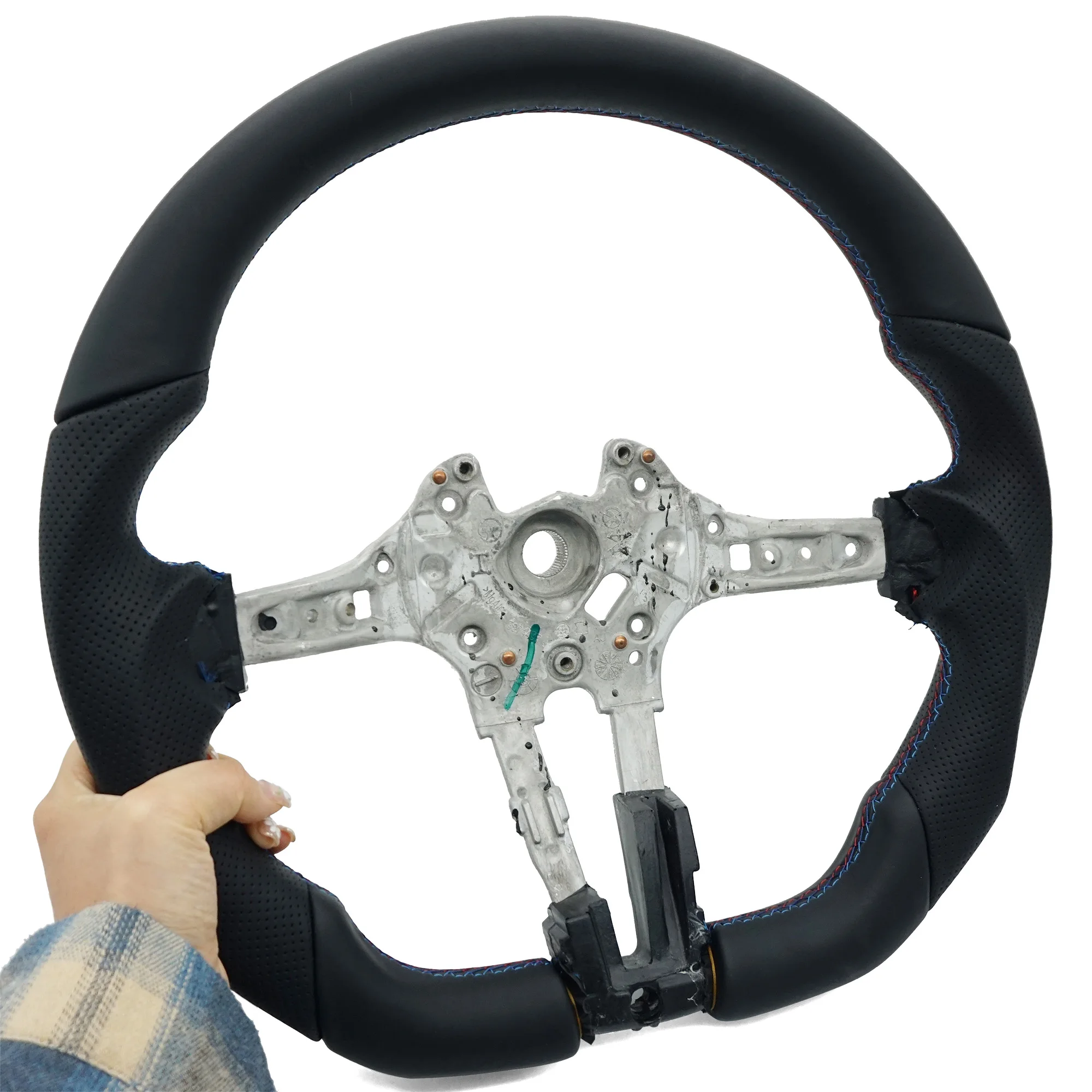 volant-pour-bmw-f30-f10-f31-f20-f21-f32-f33-f06-f12-f01-e90-bas-de-volant-semi-perfore-accessoires-de-voiture