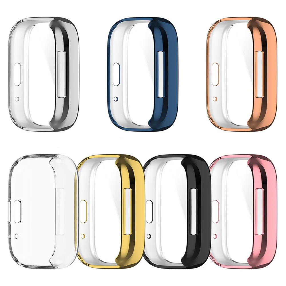 Capa tpu macia para redmi watch 3, protetor ativo de tela cheia para redmi watch 3 lite, capa protetora