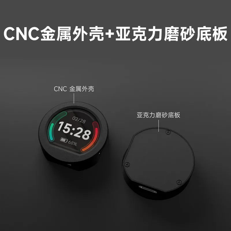 Woli Weixue RP2040 microcontroller development board with 0.99 inch round LCD screen and built in six axis sensor