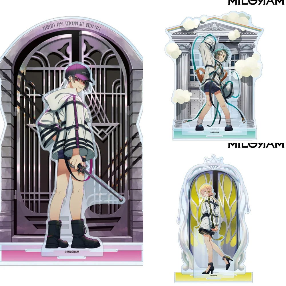 

15CM Charm Anime MILGRAM Acrylic Stand Keychain Model Cosplay Characters Ornament Accessories Goods Collection Gifts