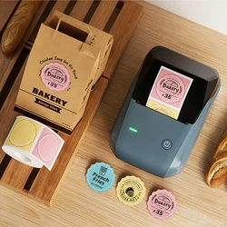 Niimbot B1 Thermal Printer Self-adhesive Food Stickers Bluetooth Label Maker Pocket Name Pirce Bacode Business Labeling Machine